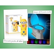 Dozator pasta de dinti Minions + Lampa LED pentru toaleta