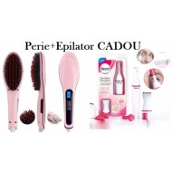 Perie indreptat parul + Epilator multifunctional Cadou