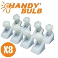 Set complet 8 becuri Handy Bulb LED bec fara fir cu intrerupator