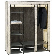 Dulap textil gigant, perfect compartimentat, cu husa
