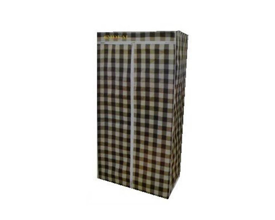 Dulap textil portabil pentru depozitare, cu cadru metalic