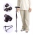 Baston telescopic de sprijin pliabil cu lanterna